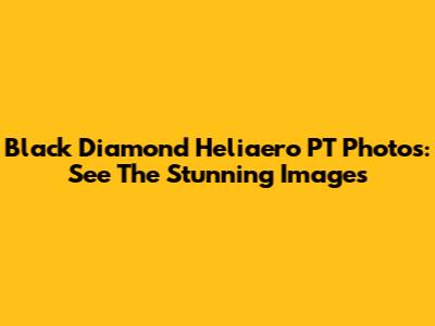 Black Diamond Heliaero PT Photos: See The Stunning Images