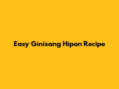 Easy Ginisang Hipon Recipe